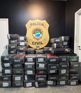 Polícia Civil apreende 1.600 kg de maconha e recupera veículo furtado